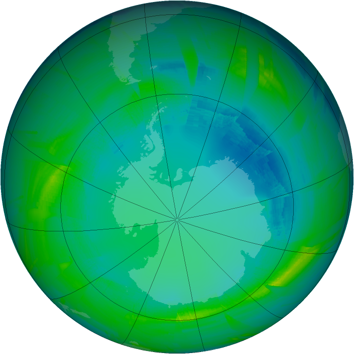 Ozone Map 2010-08-11